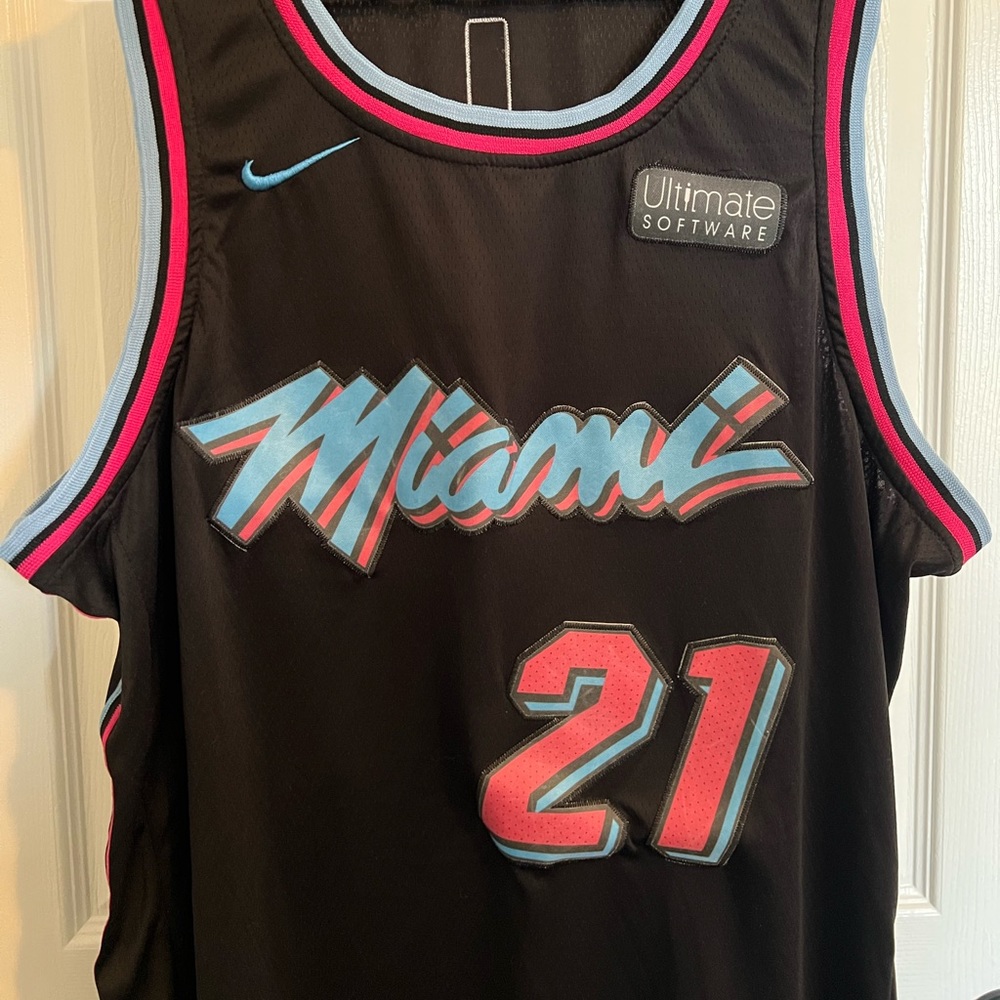 NBA Miami Heat Black City Edition Jimmy Butler Nike Jersey
